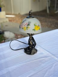 Vintage Shanghai Union Arts And Crafts 'romantic Flowers'lamp