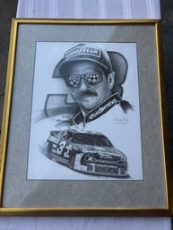 Artist George Rebh #545/2500 Drawing Dale Earnhardt