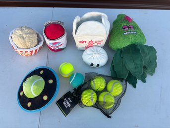 Multiple Dog Toys
