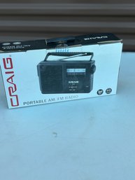 Craig AM FM Portable Radio