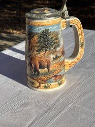 Vintage Collector's Edition Yellowstone Budweiser Stein