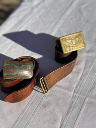 Vintage Native American/ Rodeo Beltbuckles