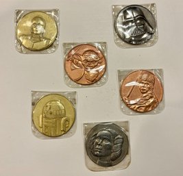 Set Of Star Wars Collectable Coins