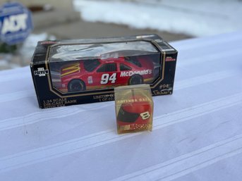 Vintage Collectable 1995 #94 McDonalds Die-cast Car And Antenna Ball