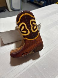 Cowboy Boot Puzzle Box