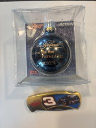 Dale Earnhardt #3 Ornament And Knife