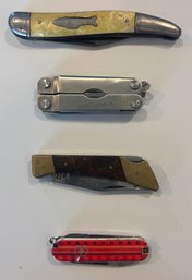 (4) Pocket Knives (Winchester) Collection