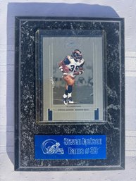 NFL Vintage Jerome Bettis Plaque With One Card