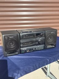 Vintage Sony Cassette Player