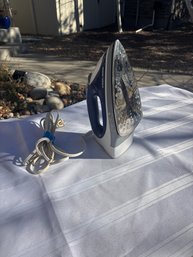 Blue And White Black And Decker Iron