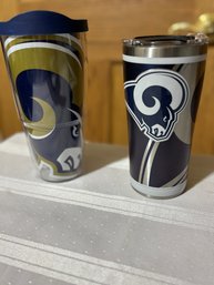 (2) Tervis LA RAMS Tumblers