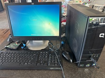 Vintage Compac Presario, Keyboard, Speakers, Mouse Extra Hard Drive?, Subwoofer