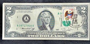 1976 Bicentennial $2 Dollar Bill