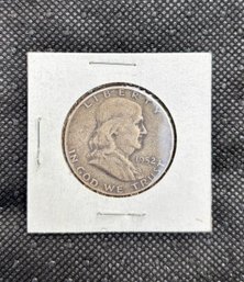1952 Ben Franklin Silver 1/2 Dollar