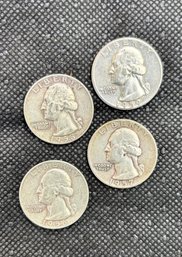 Silver Washington Quarters '56-'59 (4)