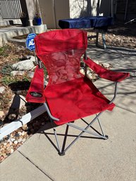 Red Foldable Camping Chair