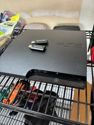 *PS3, (2) Power A Dongle Receivers, (3) Wireless Remotes