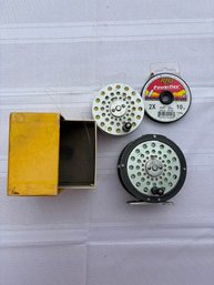 Vintage Martin Fly Fishing Reel, Line