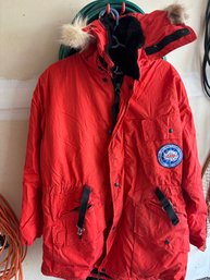 Vintage US Army Issued Antartica Jacket And Carry Bag