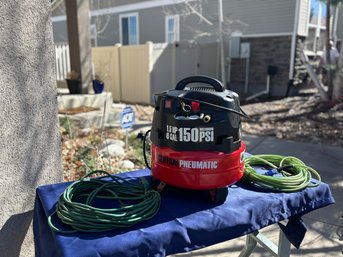 Central Pneumatic 1.5 HP, 6 Gal. 150 PSI Air Compressor