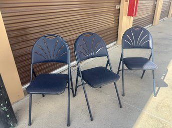(3) Cushioned Chairs