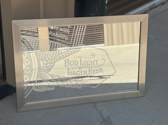 Bud Light Lager Beer Sign
