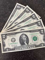 $2 Dollar Bills 2017