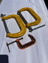 Vintage Armstrong Drop Forge Chicago C Clamps