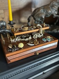 Vintage Jewelry Box Full Of Vintage Jewelry!