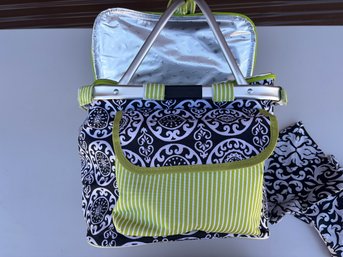 Like New Insulated Folding Picnic Basket