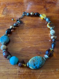 Vintage Premier Designs Treasure Hunt Beaded Necklass