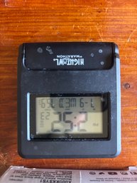 Atomic Black Travel Alarm Clock