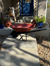 Red Wheelbarrel