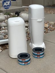 Platex Genie Diaper Pails (2) And 4 -320 Count Refil Rings
