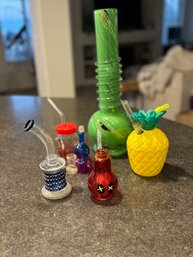 A Collection Of Glass Shapes