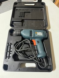 Black And Decker Corded Power Drill 4.5 With Case