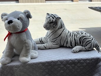 Two XL Stuffed Animals