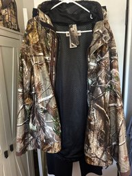 Russell Outdoors Camp Jacket Full Zip Hooded Real Tree