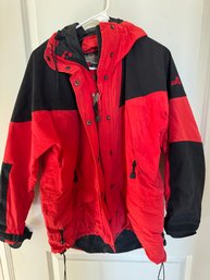 EMS Eastern Mountain Sports Red And Black Winter Jacket M