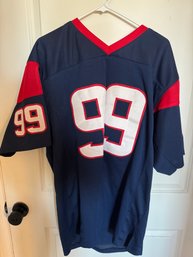 Blue J.J.Watt Texans Jersey L