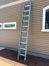 Werner 20' Fiberglass Extension Ladder (blue)