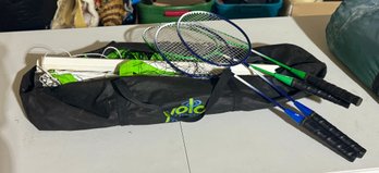 Yolo Sports Badminton Set, Net Setup