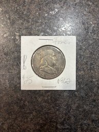 1962 Silver Ben Franklin 1/2 Dollar