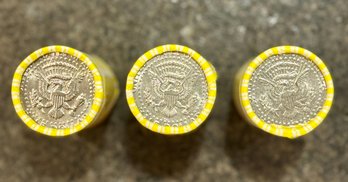 Mint Rolled Kennedy 1/2 Dollars (3)