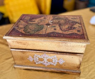 Vintage Scotch And Gin Decanter Set With Shot Glasses
