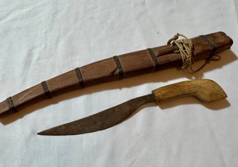 Home Made Knife And Sheath