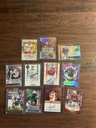 Lot Of 11 Autographed Cards & Rookies