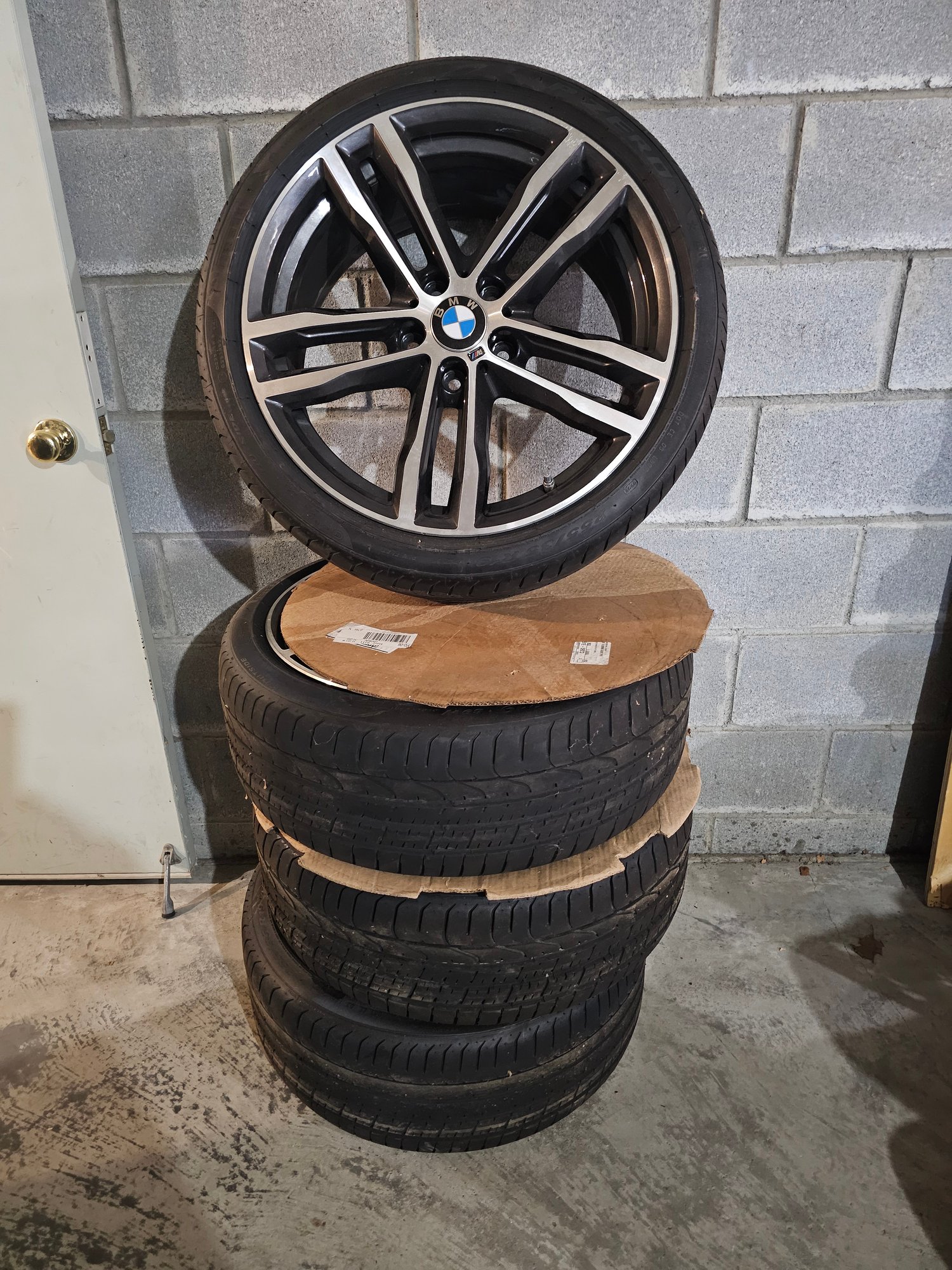 Set Of Four BMW Rims And Pirelli Tires 255 35 R19 #9210 | Auctionninja.com