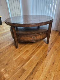 Round Wooden Coffee Table