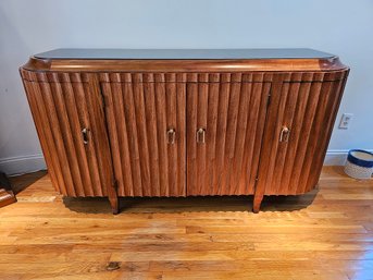 Dining Side Board With Onyx Or Similar Stone Top